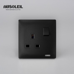 A63022 13A 1gang switch +socket single pole