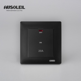 A63052 1 gang 20 A switch w/neon