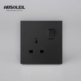 A92022 13A 1gang switch +socket single pole